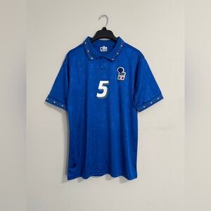 Italy 1994 World Cup Retro Jersey - Paolo Maldini #5